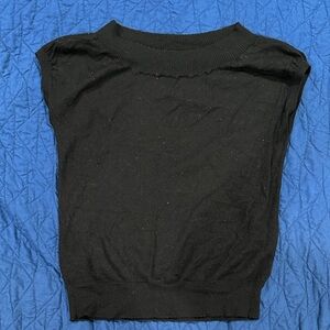 The Limited Black Short Sleeve Top